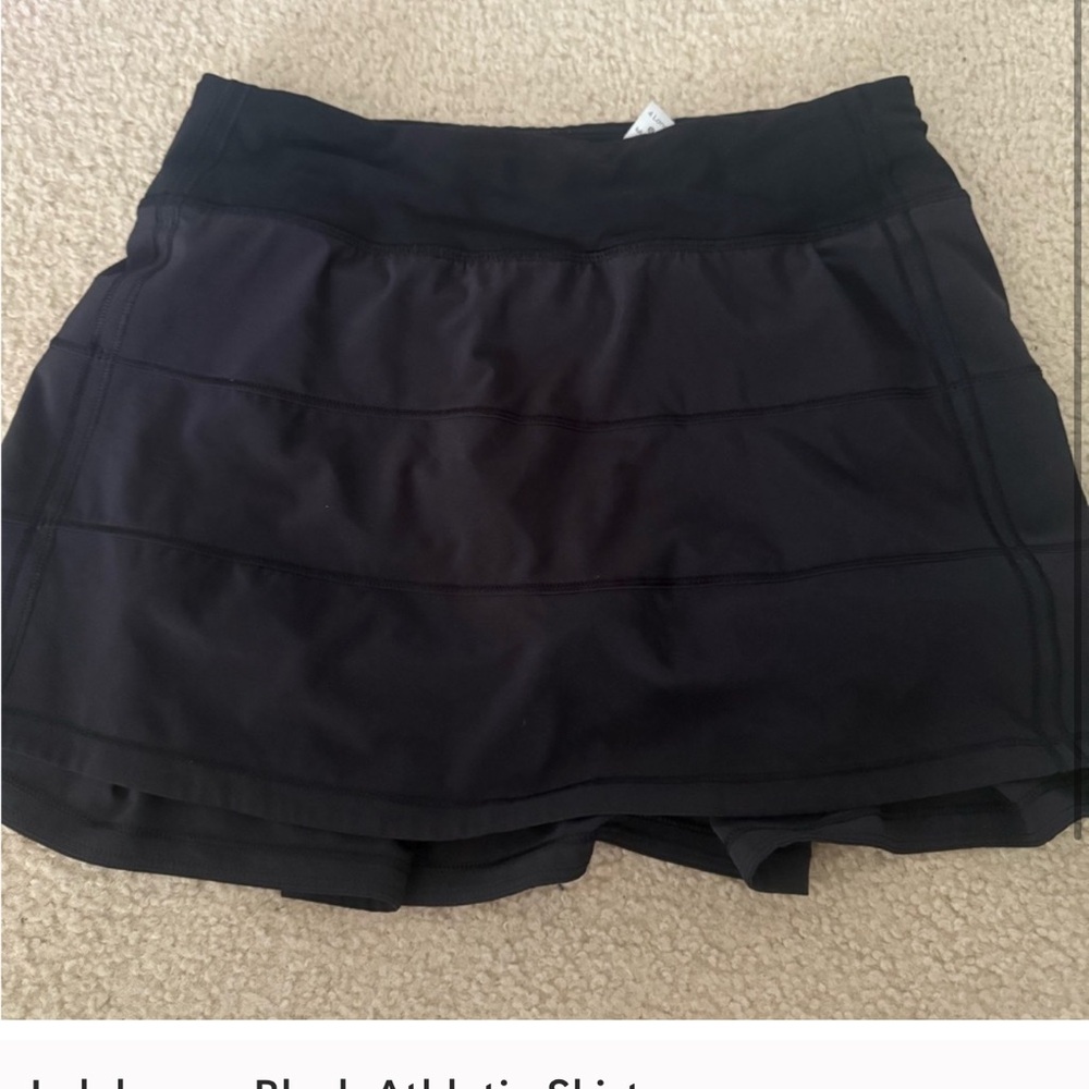 Lululemon black athletic skirt